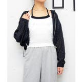 ラインストーンシアーブルゾン | FUN | 詳細画像4 