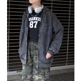 デニムロゴブルゾン | FUN | 詳細画像1 