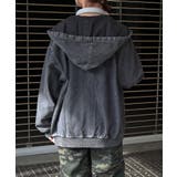 デニムロゴブルゾン | FUN | 詳細画像3 