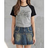 ラメロゴカットソー | FUN | 詳細画像4 