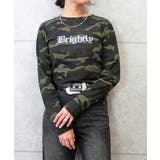 カモフラージュ | ストーンロゴリブカットソー | FUN