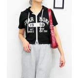 ブラック | フーディロゴパーカー | FUN