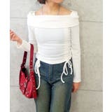 アイボリー | ドロストWシャーリングプルオーバー | FUN