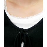 レースアップラメテレコカットソー | FUN | 詳細画像4 