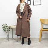 ダブルロングコート[品番：TRNW0000705]｜FUN（ファン）｜レディース