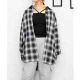 ブラック | チェック2WAYシャツ | FUN