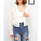 フードツキレースシャツ | FUN | 詳細画像1 