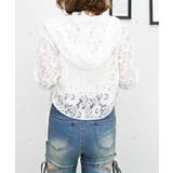 フードツキレースシャツ | FUN | 詳細画像3 