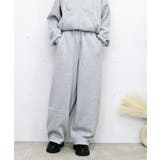 グレー | ストーンロゴパンツ | FUN