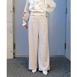 アイボリー | フロントボタンパンツ | FUN