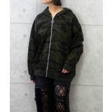 バッククロスジップパーカー | FUN | 詳細画像3