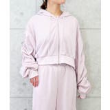 ラメショートパーカー | FUN | 詳細画像6 