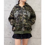 カモフラージュ | ストーンジップパーカー | FUN