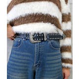 ブラック | スタッズベルト | FUN