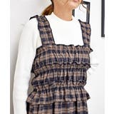 チェックシャーリングワンピース | FUN | 詳細画像4 