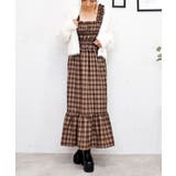 チェックシャーリングワンピース | FUN | 詳細画像7 