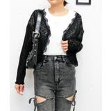 ブラック | スカシフリルボレロ | FUN