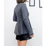 バイカラーペプラムニット | FUN | 詳細画像2