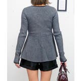 バイカラーペプラムニット | FUN | 詳細画像3