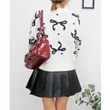 リボンパイルジャガードニット | FUN | 詳細画像3 