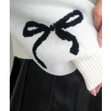 リボンパイルジャガードニット | FUN | 詳細画像5 