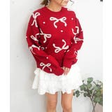 リボンパイルジャガードニット | FUN | 詳細画像8 