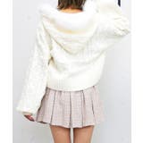 モールケーブルニットパーカー | FUN | 詳細画像3 