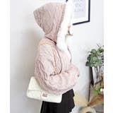 ピンク | モールケーブルニットパーカー | FUN