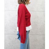 スソレースリボンニット | FUN | 詳細画像2 