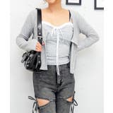 グレー | ハナガラキャミアンサンブル | FUN