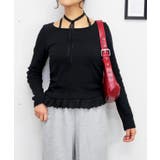 ブラック | レースチョーカープルオーバー | FUN