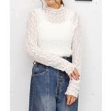 レースボトルネックプルオーバー | FUN | 詳細画像1 