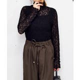 レースボトルネックプルオーバー | FUN | 詳細画像4 