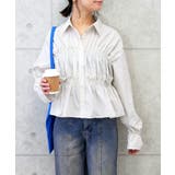 ベージュ系 | フリルブラウス | FUN