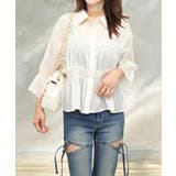 シアーフリルブラウス | FUN | 詳細画像1 