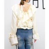 ストーンフリルブラウス | FUN | 詳細画像3 