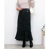 ブラック | ツイードマーメイドスカート | FUN