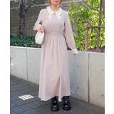 ピンクベージュ | レースキリカエワンピース | FUN