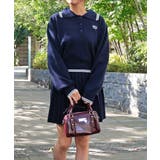 ネイビー | プリーツミニセットアップ | FUN