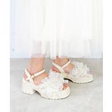 パールチュールサンダル | FUN | 詳細画像2 