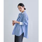 ダブルカラーストライプシャツ | futier land | 詳細画像9 