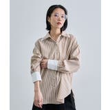 ダブルカラーストライプシャツ | futier land | 詳細画像12 