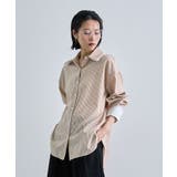 ダブルカラーストライプシャツ | futier land | 詳細画像13 