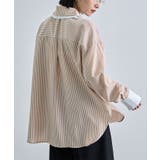 ダブルカラーストライプシャツ | futier land | 詳細画像14 