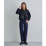 ノーカラーデニムジャケット | futier land | 詳細画像8 