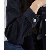 ノーカラーデニムジャケット | futier land | 詳細画像11 