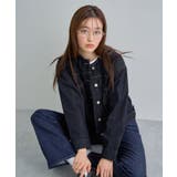ノーカラーデニムジャケット | futier land | 詳細画像5 