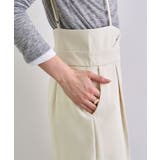 スタイルアップ効果で美脚を叶える。ハイウエストキャミサロペットスラックス | futier land | 詳細画像28 