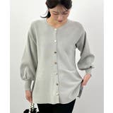 ペプラムニットカーディガン | futier land | 詳細画像9 