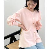 ペプラムニットカーディガン | futier land | 詳細画像14 